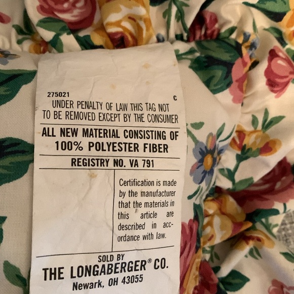 Longaberger Garden Splendor Pillows. Set of 2 - Picture 9 of 16